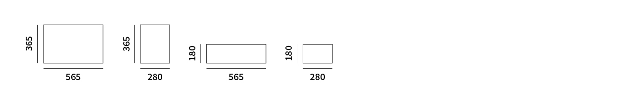グラニピエーレ（ケンチ石調仕上げ）シートサイズ