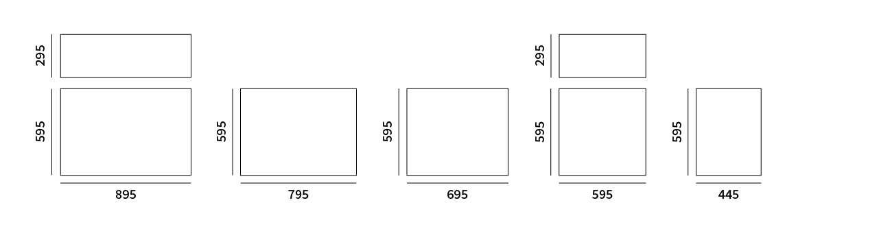 グラニピエーレ（御影石調仕上げ、たたき石調仕上げ）シートサイズ