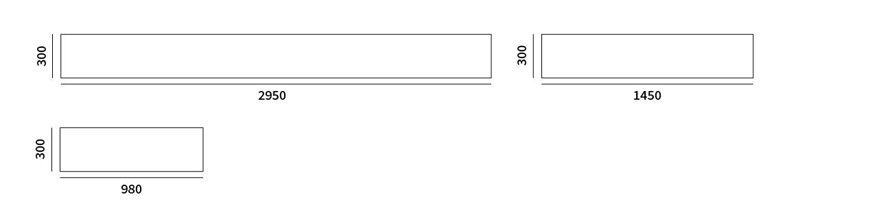 グラニピエーレ（木目調仕上げ）シートサイズ