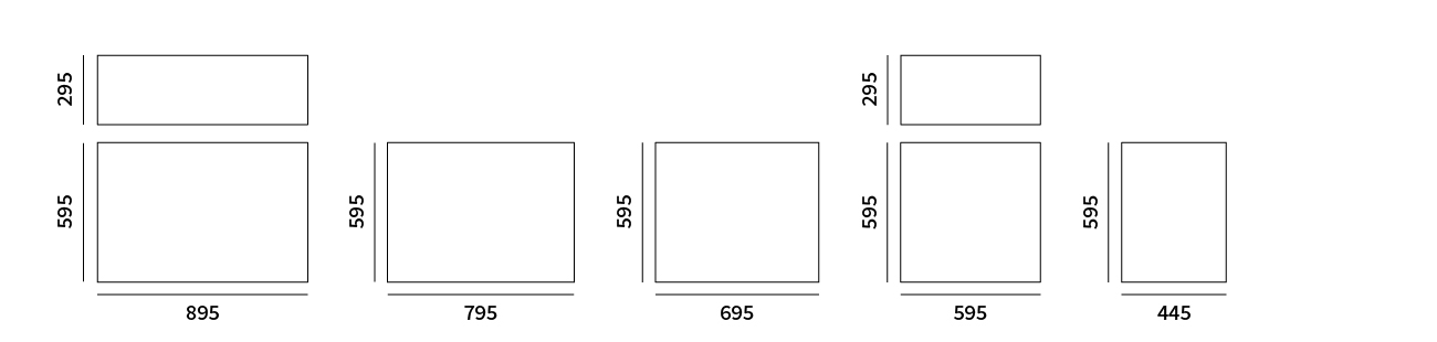 グラニピエーレ（砂岩調仕上げ）シートサイズ
