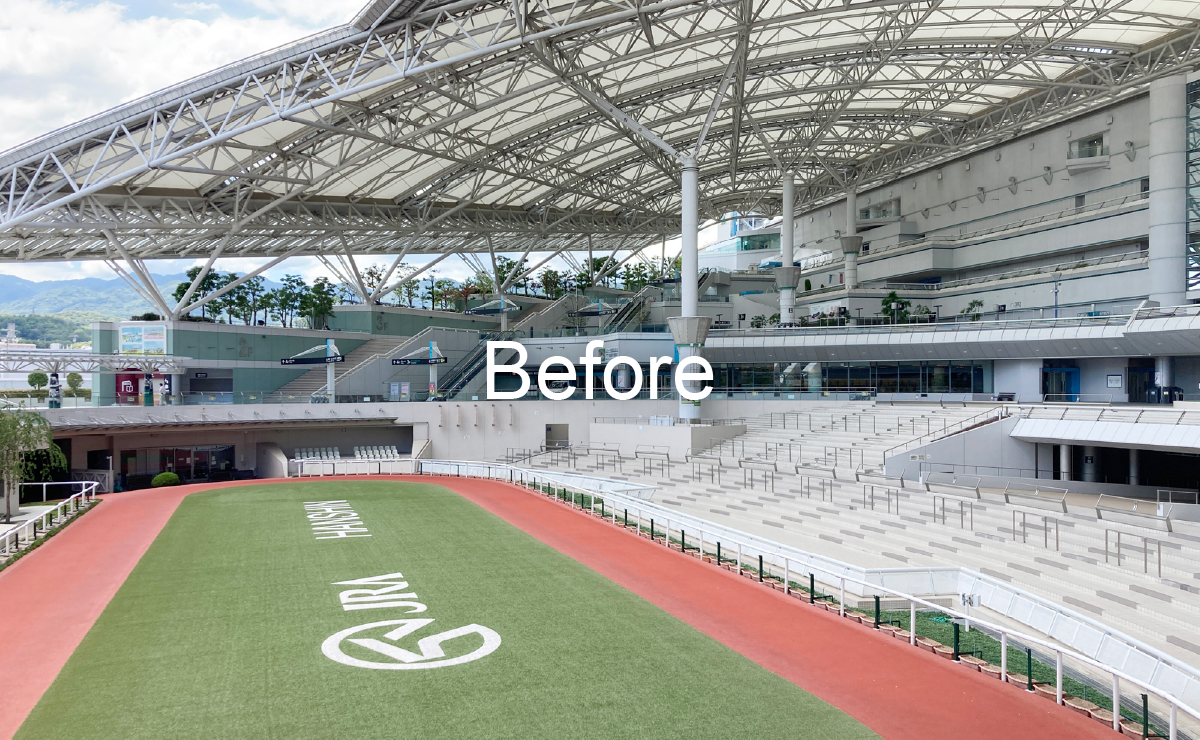 阪神競馬場スタンドリフレッシュ工事
