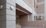 地方独立行政法人 神戸市民病院機構 神戸市立西神戸医療センター 外壁改修に石調多彩模様塗料のグラニクイーンクールが採用
