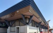 道の駅まるごと射水 物産館 セラミRC-FR工法による打ち放しコンクリートの改修事例