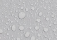 汎用塗料に水がかかった際の表面性状