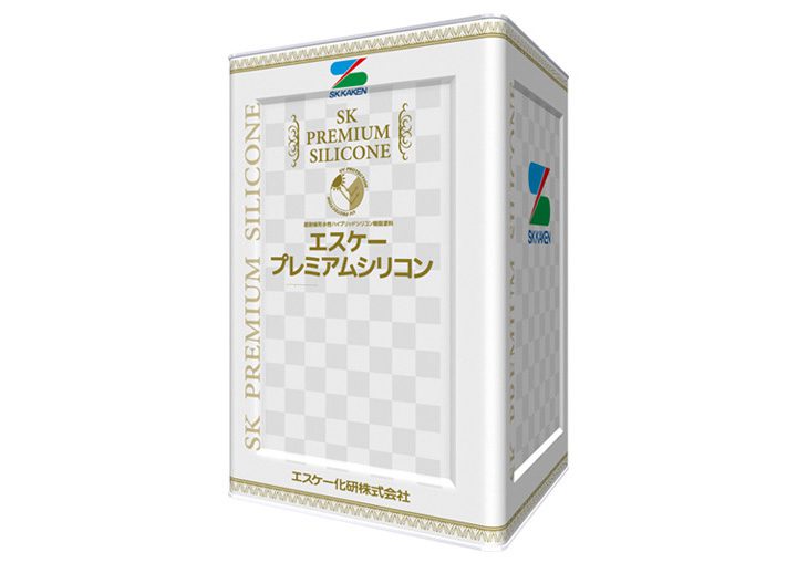 限定版 一液マイルドシリコン 白 淡彩色 SR標準色 3分艶有り 15kg １液弱溶剤形特殊アクリルシリコン樹脂塗料 エスケー化研 